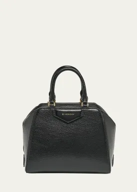 Antigona Cube Nano Top-Handle Bag in Shiny Tumbled Leather