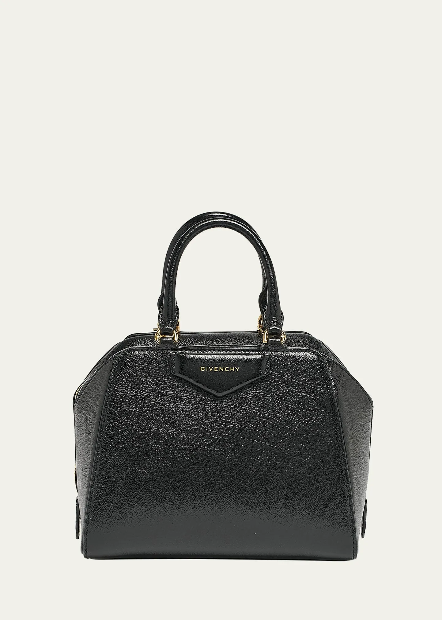 Antigona Cube Nano Top-Handle Bag in Shiny Tumbled Leather
