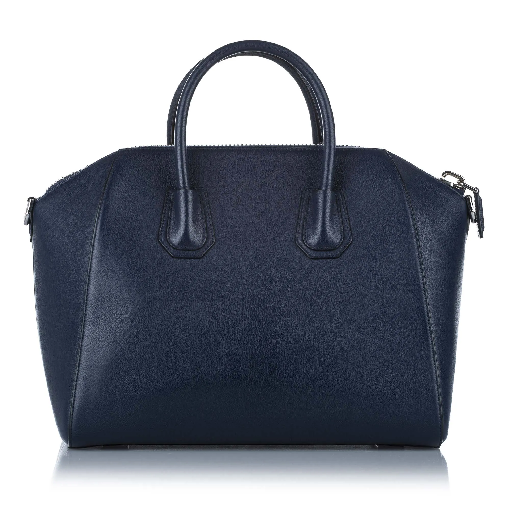 Antigona Leather Satchel Blue