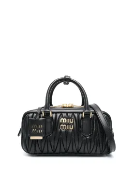 Arcadie matelassé leather bag