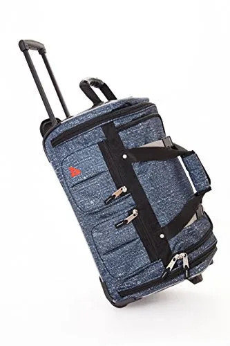 Athalon 34" 15 Pocket Duffel Denim Rain Rolling, One Size