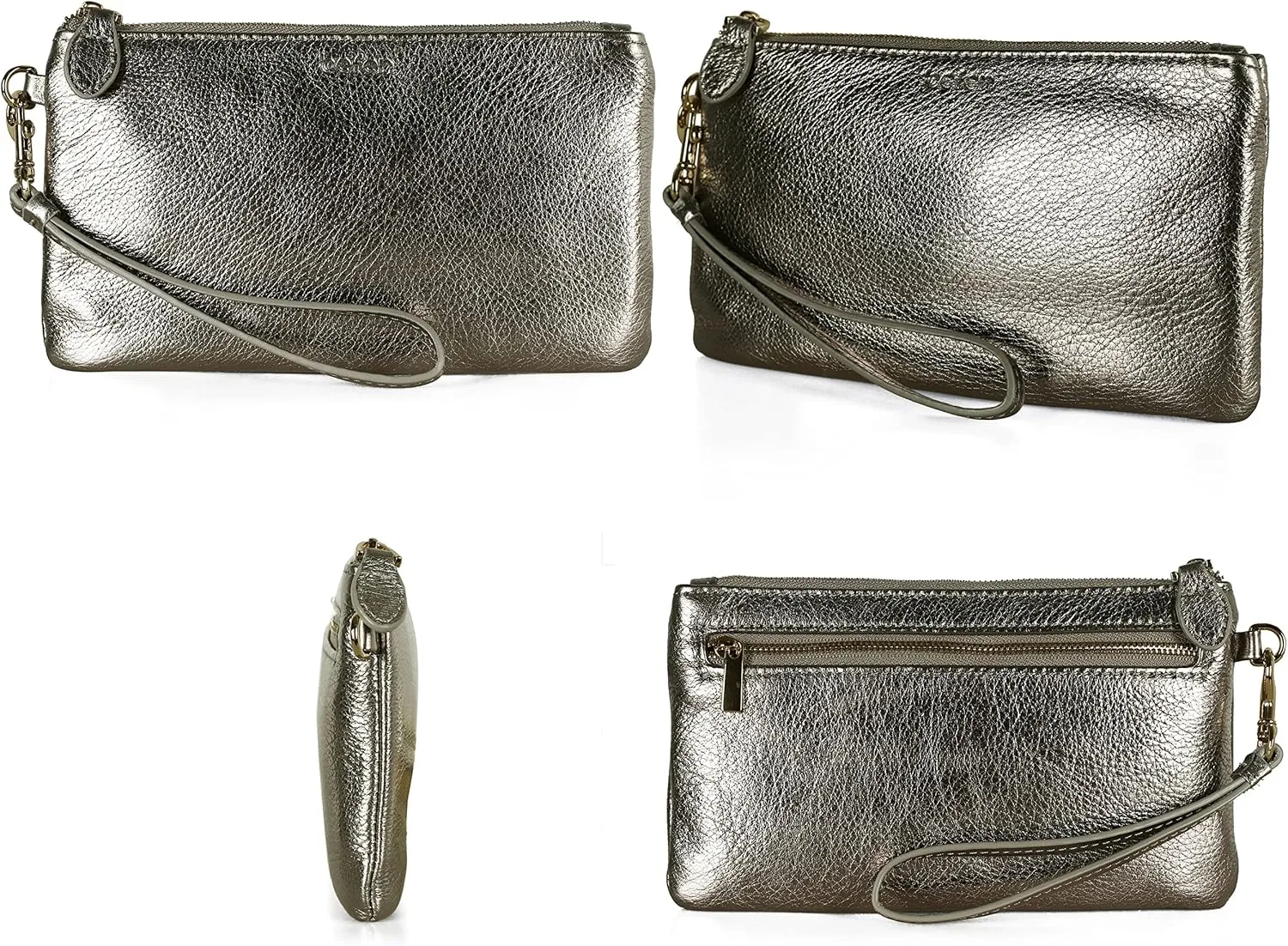 befen Genuine Leather Wristlet Clutch RFID Blocking Bag Cell Phone Wallet Purse Wristlet Wallet Purses and Handbags for Women
