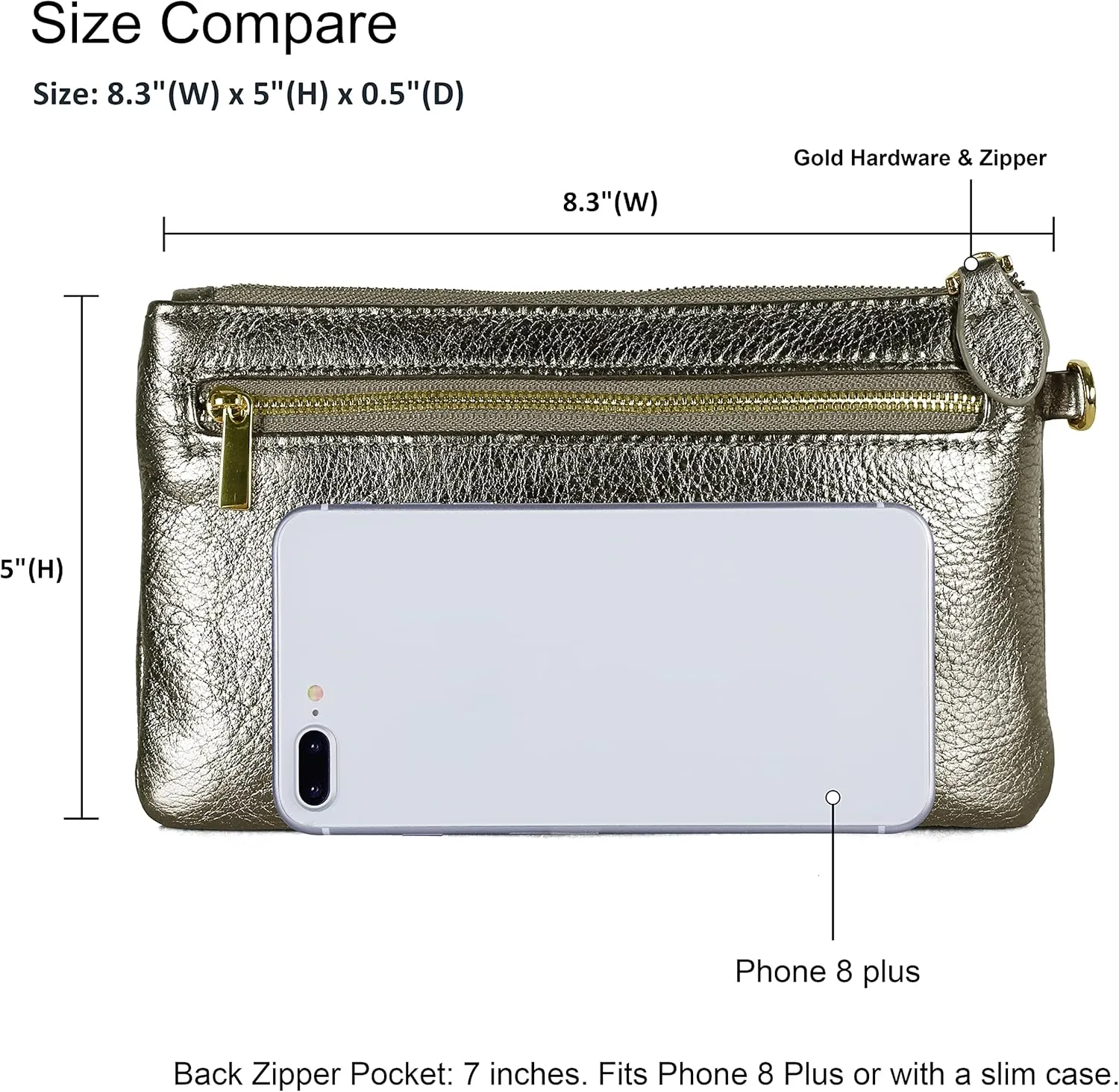 befen Genuine Leather Wristlet Clutch RFID Blocking Bag Cell Phone Wallet Purse Wristlet Wallet Purses and Handbags for Women