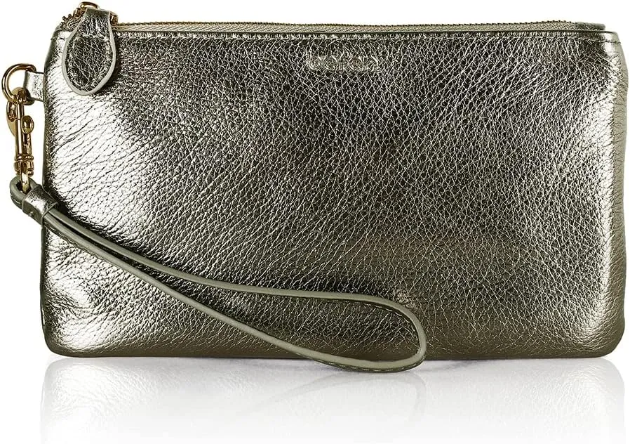 befen Genuine Leather Wristlet Clutch RFID Blocking Bag Cell Phone Wallet Purse Wristlet Wallet Purses and Handbags for Women