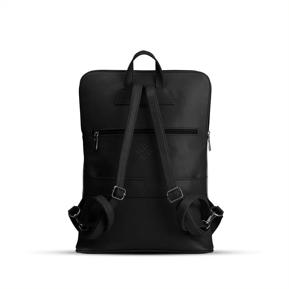 Black Orbit Laptop Backpack pattern
