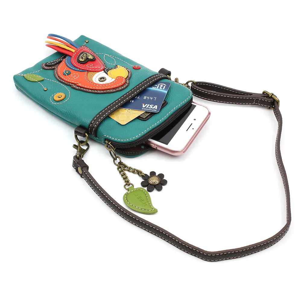 Cellphone Xbody - Red Parrot