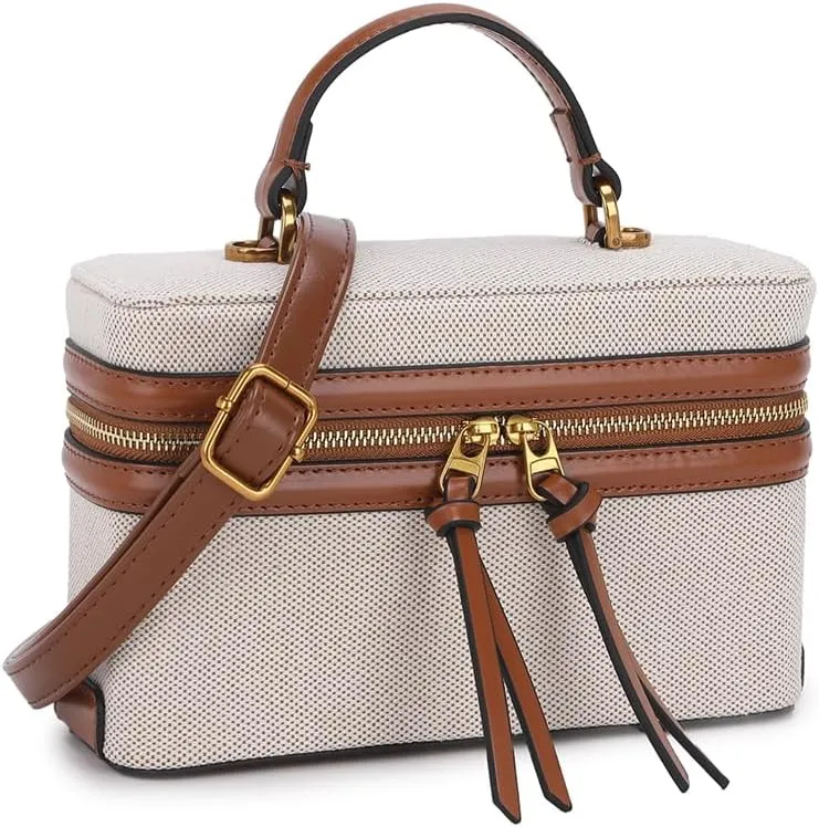 Classic Satchel Crossbody Purse for Women Chic Mini Box Purse, Women Crossbody Shoulder Bag