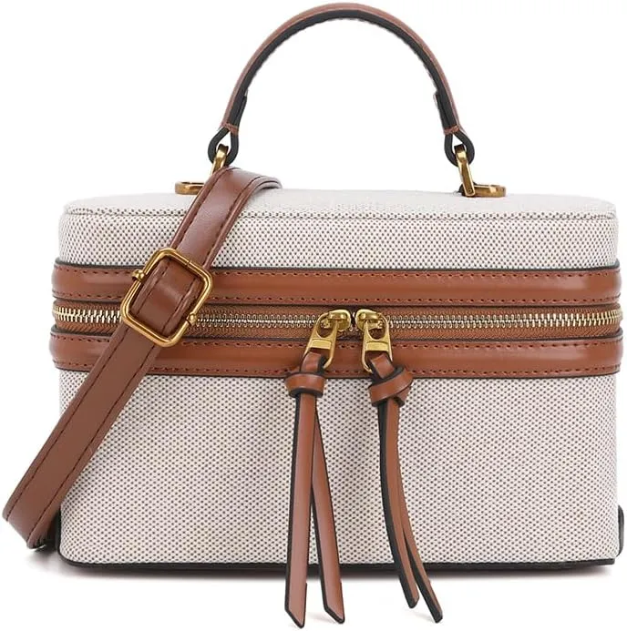 Classic Satchel Crossbody Purse for Women Chic Mini Box Purse, Women Crossbody Shoulder Bag