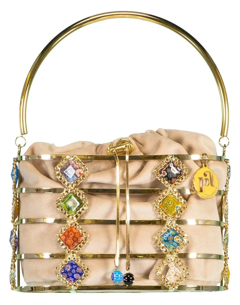 Colombina Glass Tile Bag