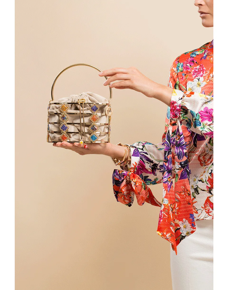 Colombina Glass Tile Bag
