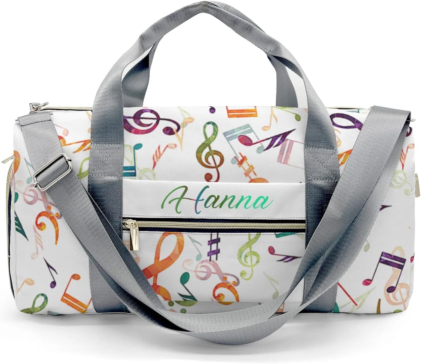 Custom Duffel Bag Music Note Compact and Convenient: Fitness Bags for the Modern Traveler