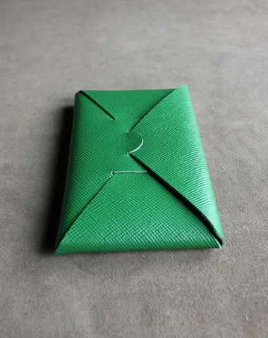 Cute Womens Yellow Leather Envelope Wallet Slim Clutch Purse Checkbook Long Wallet for Women
