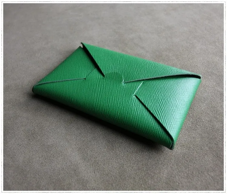 Cute Womens Yellow Leather Envelope Wallet Slim Clutch Purse Checkbook Long Wallet for Women