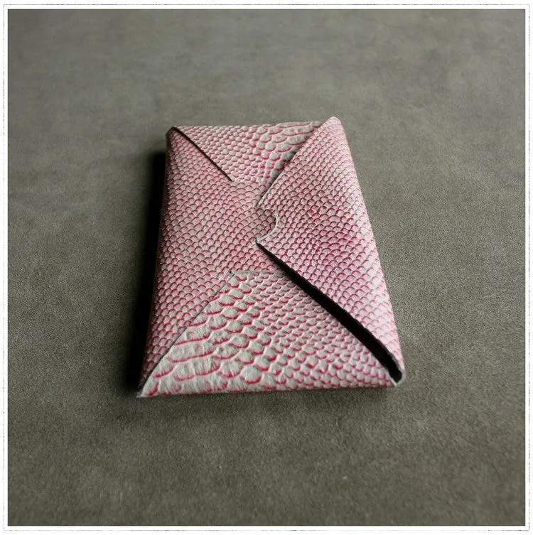 Cute Womens Yellow Leather Envelope Wallet Slim Clutch Purse Checkbook Long Wallet for Women