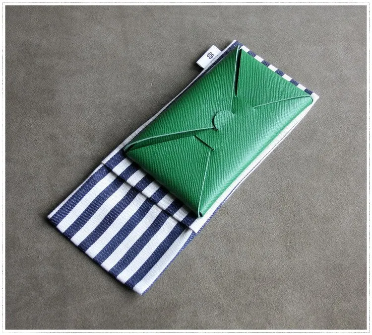 Cute Womens Yellow Leather Envelope Wallet Slim Clutch Purse Checkbook Long Wallet for Women