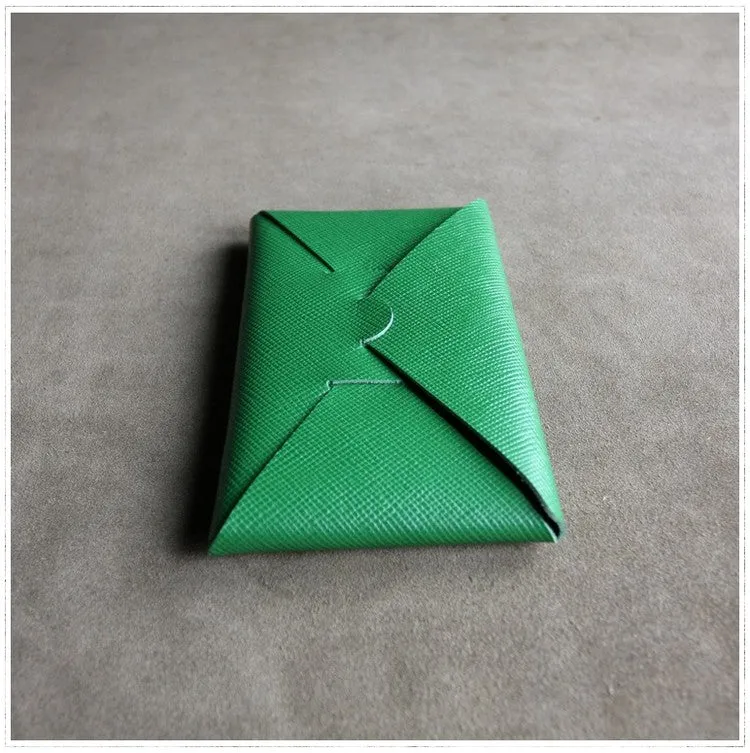 Cute Womens Yellow Leather Envelope Wallet Slim Clutch Purse Checkbook Long Wallet for Women