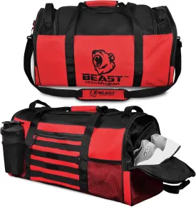 Duffle Gym Bag for Men & Women  Large Duffel Athletic Gym Boxing Bag with Shoes Compartment, Wet Pocket  Fitness,Workout,MMA,BJJ,Jiu Jitsu Gym Bag
