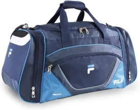 Fila Acer 25" Sport Duffel Bag, Navy Neon