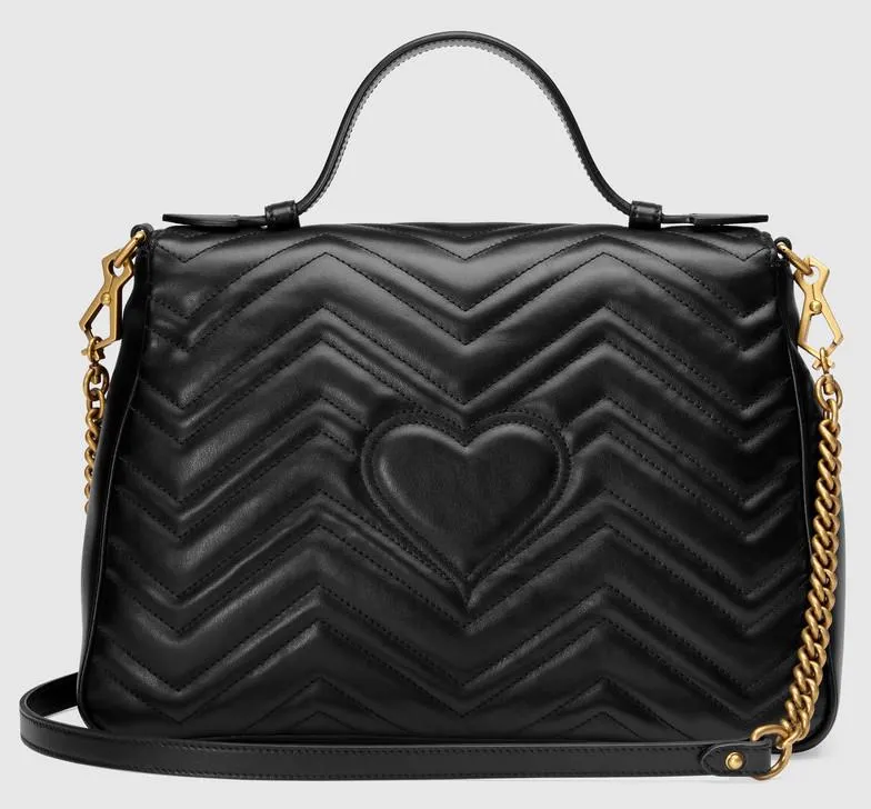 GG Marmont Medium Top Handle Bag - Nude or Black