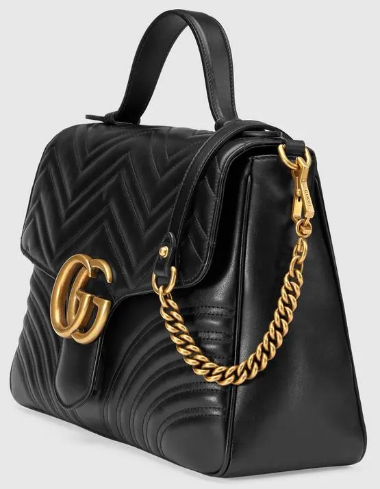 GG Marmont Medium Top Handle Bag - Nude or Black