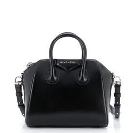 GIVENCHY Antigona Bag Glazed Leather Mini