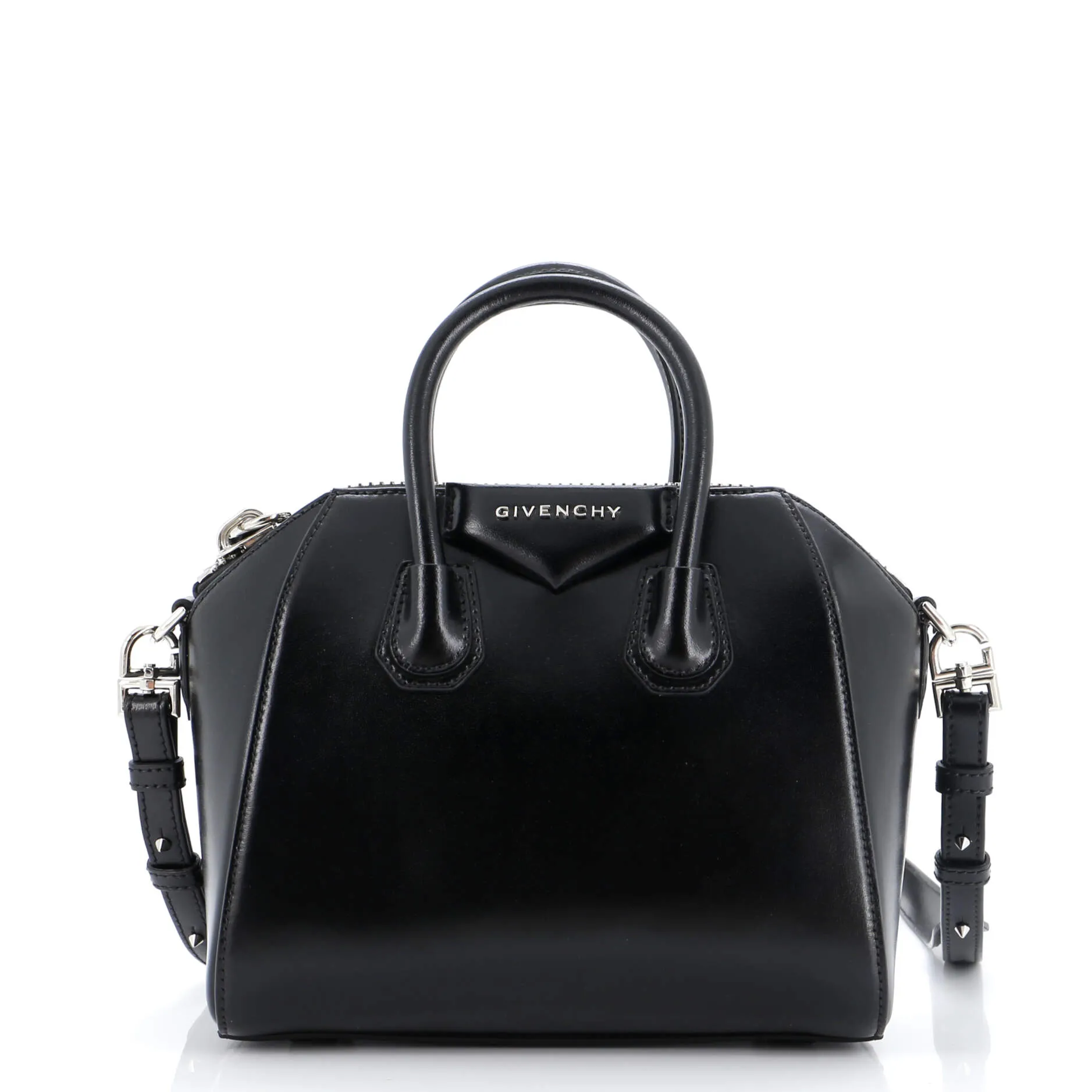 GIVENCHY Antigona Bag Glazed Leather Mini