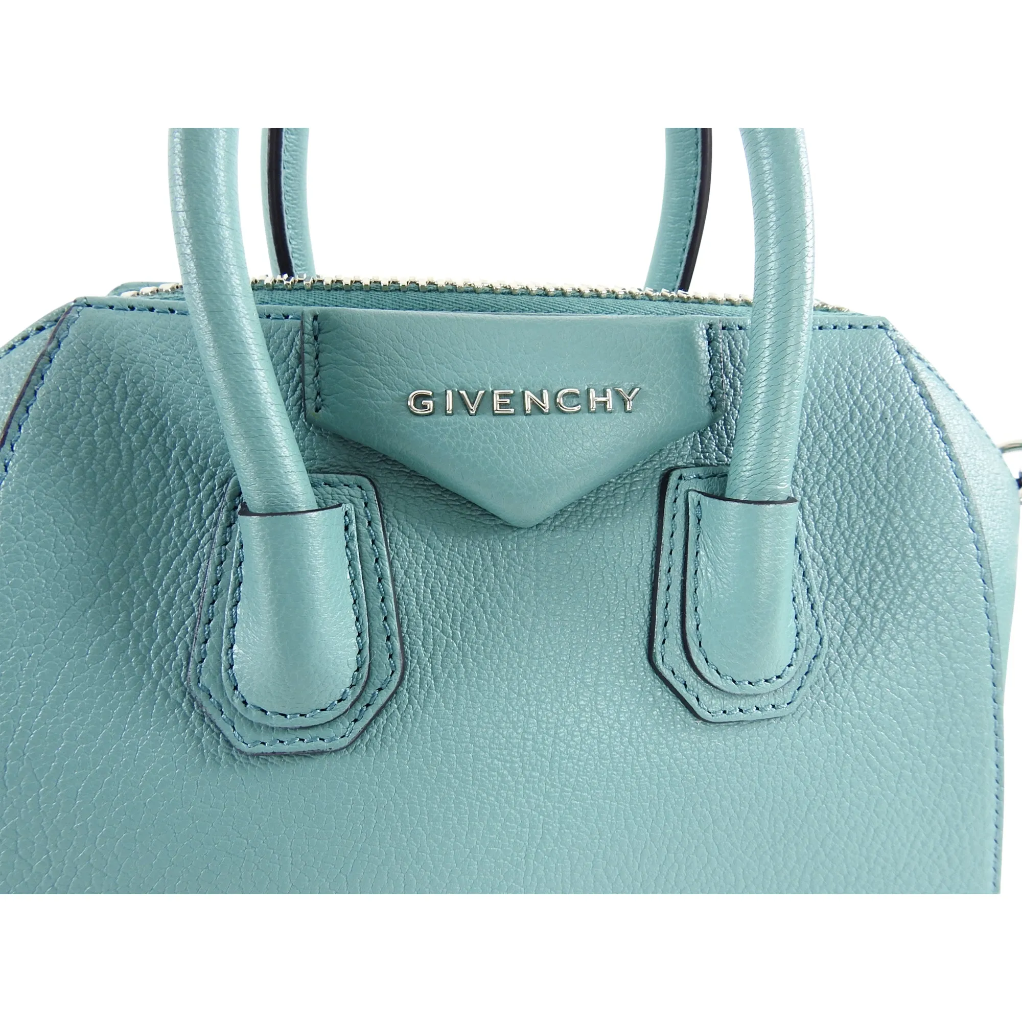 Givenchy Aqua Blue Antigona Mini Crossbody Bag