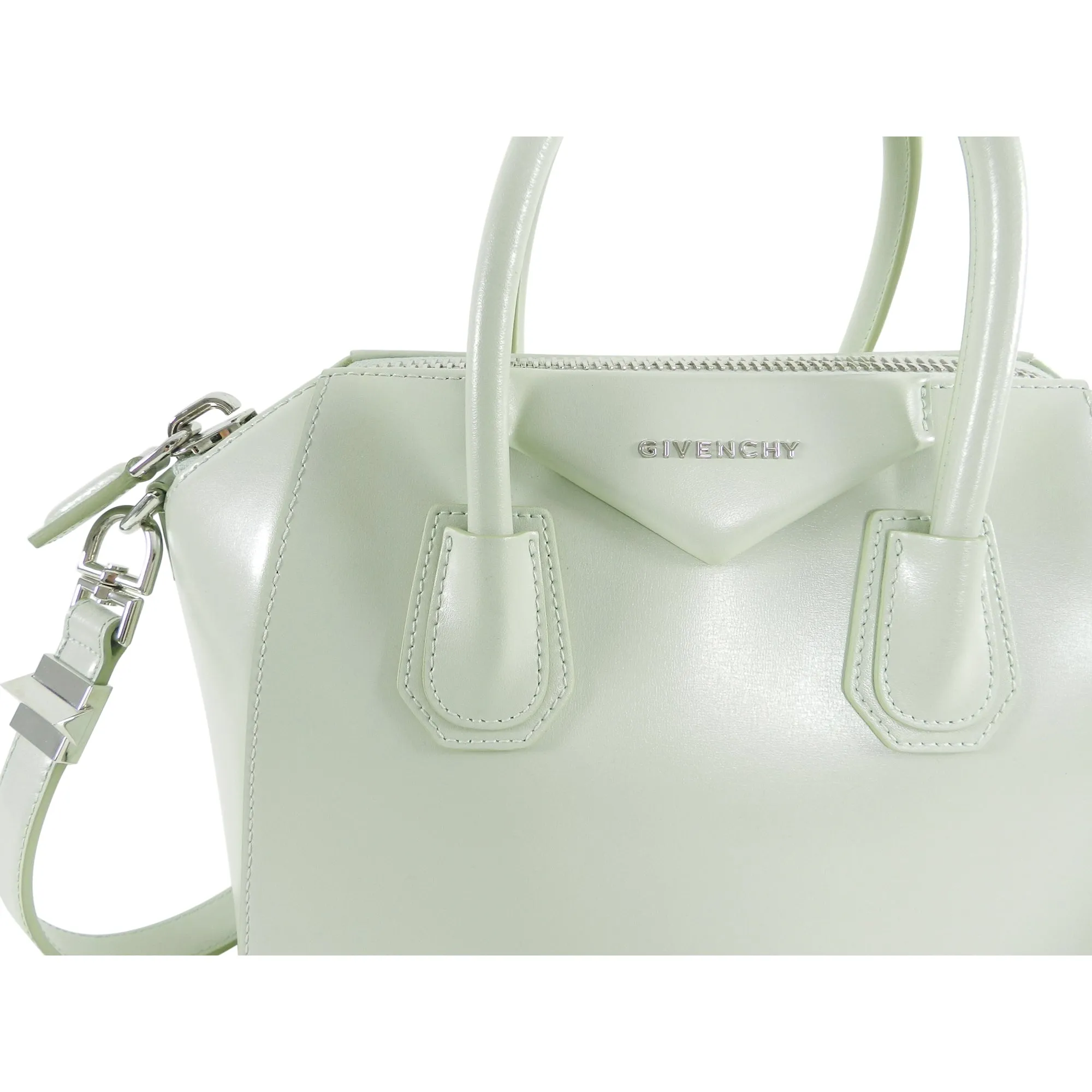 Givenchy Aqua Green Small Antigona Bag