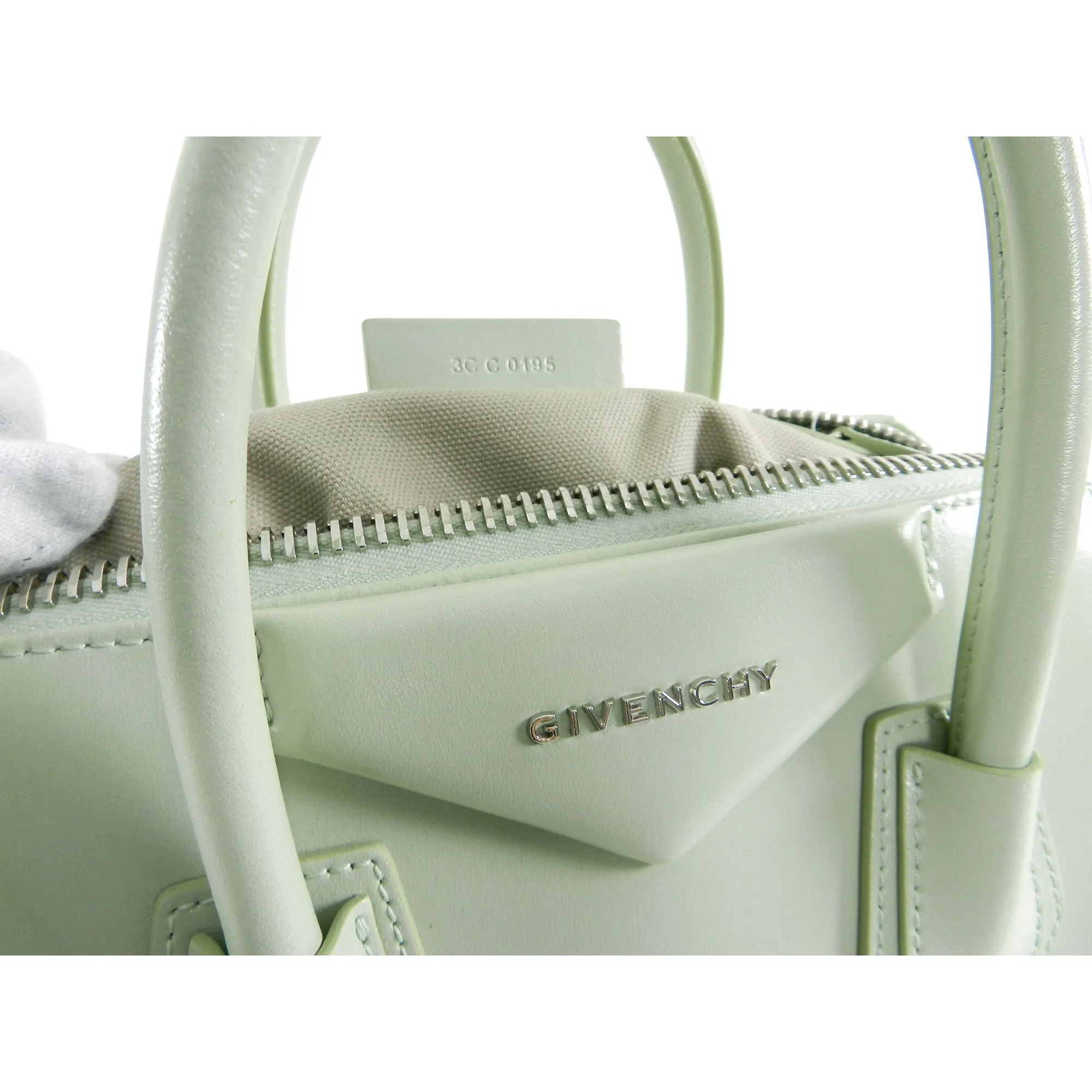 Givenchy Aqua Green Small Antigona Bag