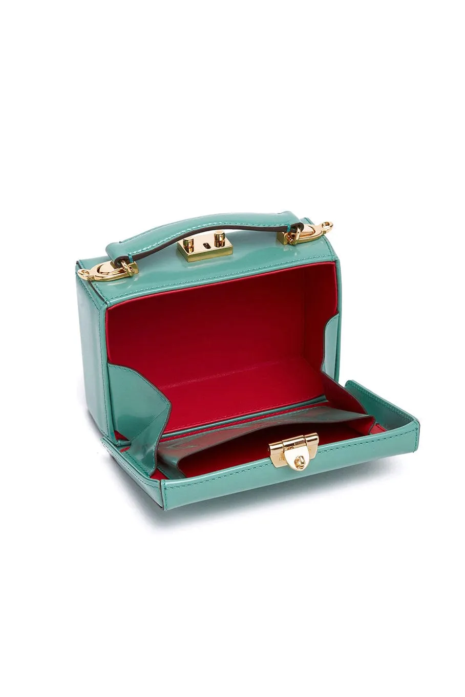 Grace Mini Box Bag - Celedon