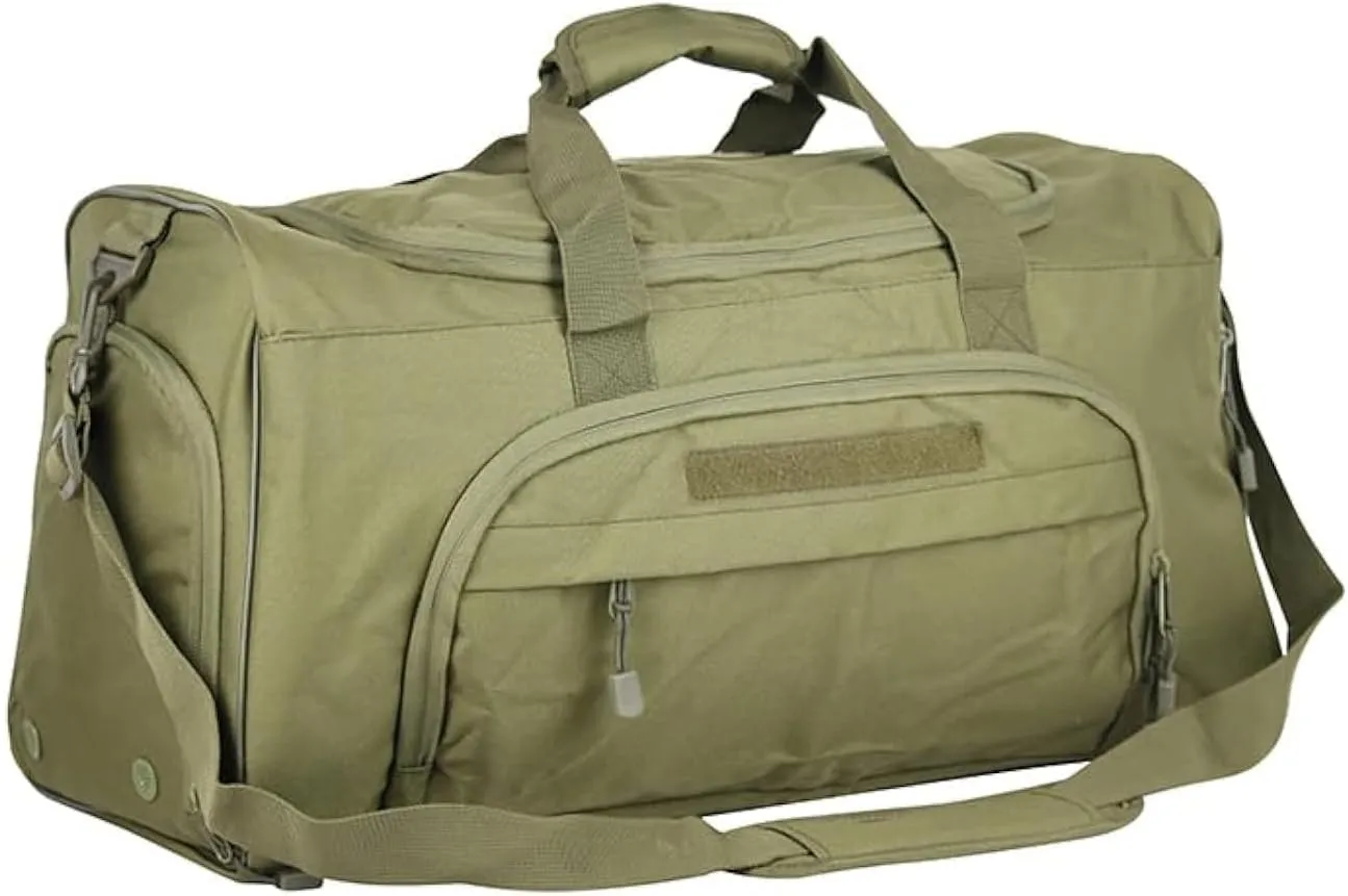 Gym Duffel Bag for Men Sports Duffel Bag with Shoe Compartment (GREEN-Model B)