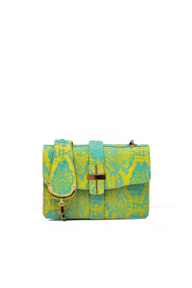 HOLI MINI BOX BAG IN HOLI AQUA