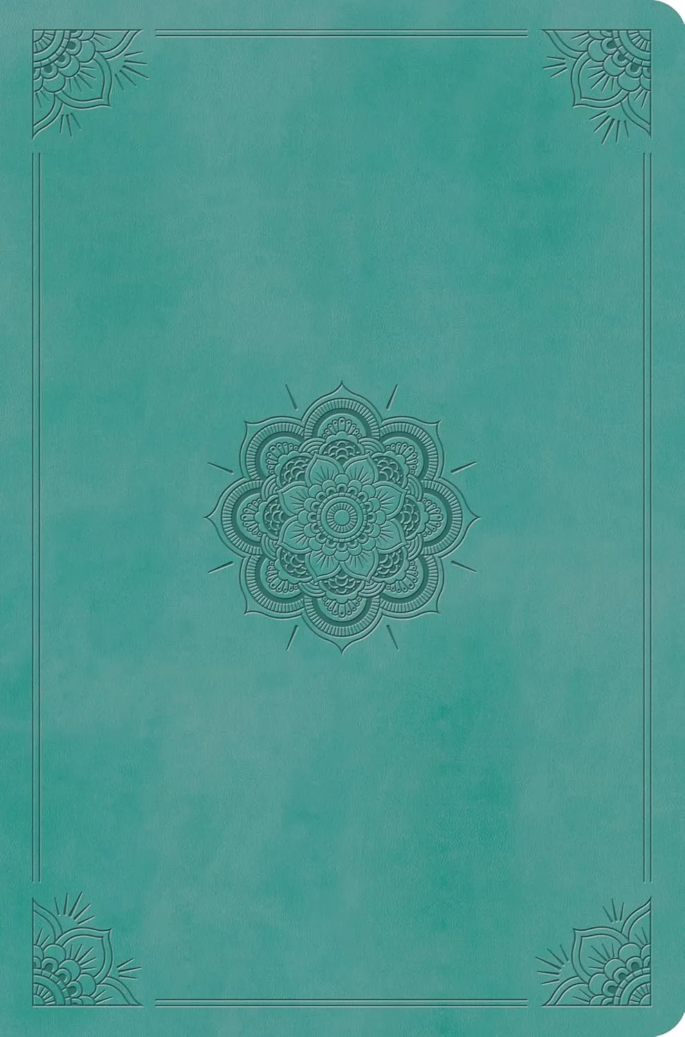 Holy Bible: English Standard Version, Value Compact Bible, Trutone Turquoise, Emblem Design Paperback  January 1, 1671