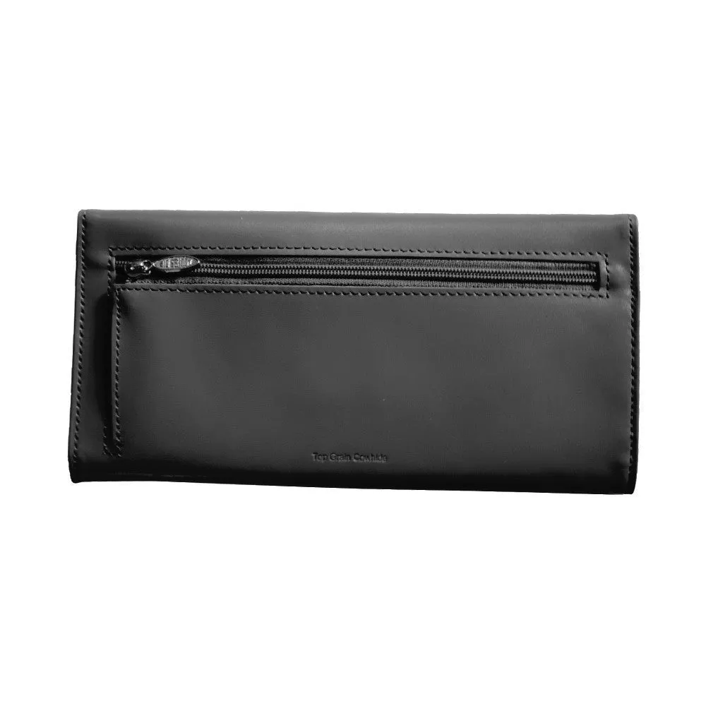 Leather Slimvelope Black