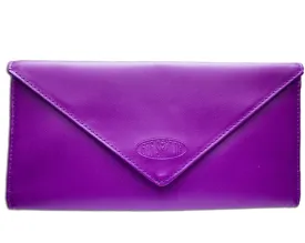 Leather Slimvelope Plum