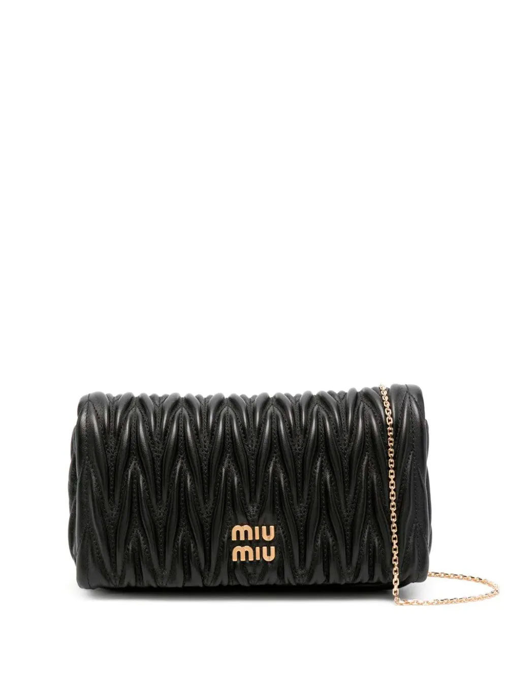 Matelassé-effect mini bag