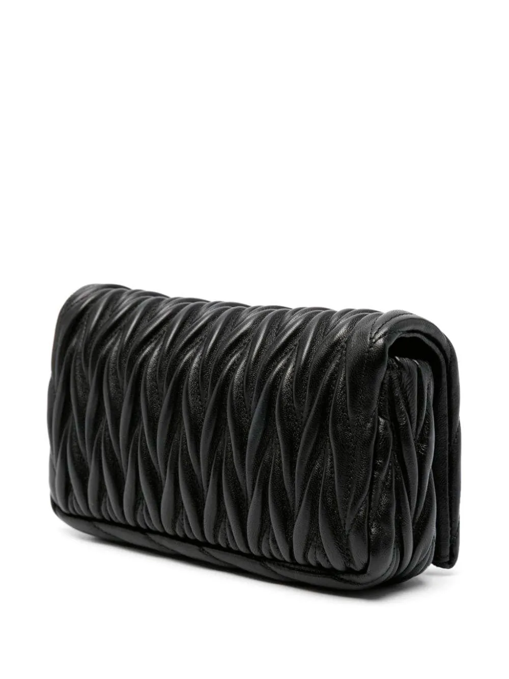 Matelassé-effect mini bag