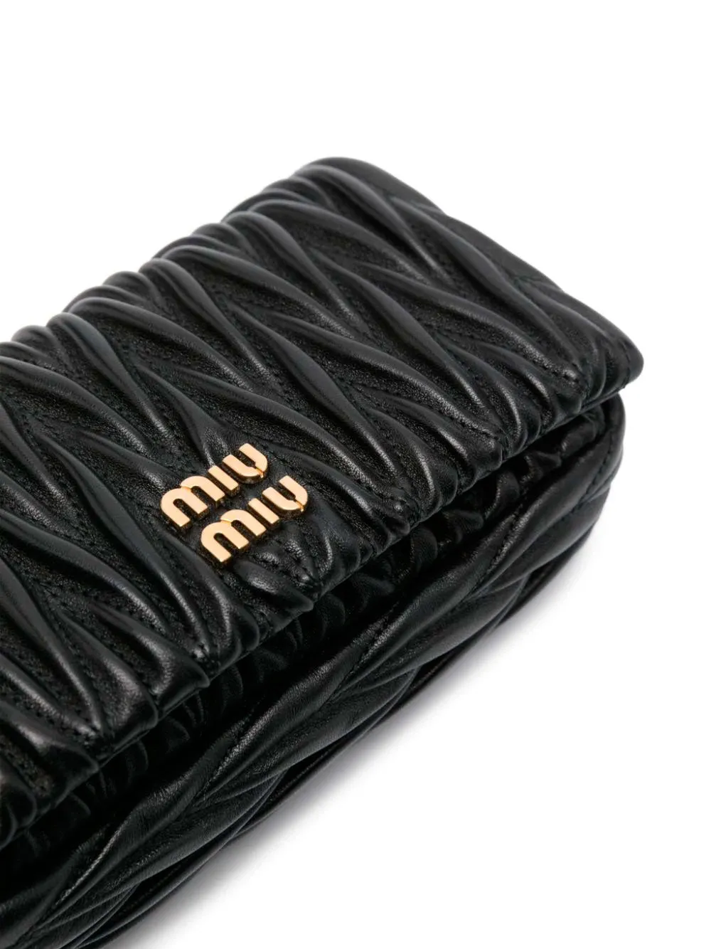 Matelassé-effect mini bag