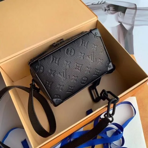 Men&#8217;s Mini Soft Trunk Monogram Embossed Leather Box Shoulder Bag M44480 2019 Collection