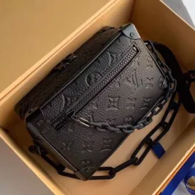 Men&#8217;s Mini Soft Trunk Monogram Embossed Leather Box Shoulder Bag M44480 2019 Collection