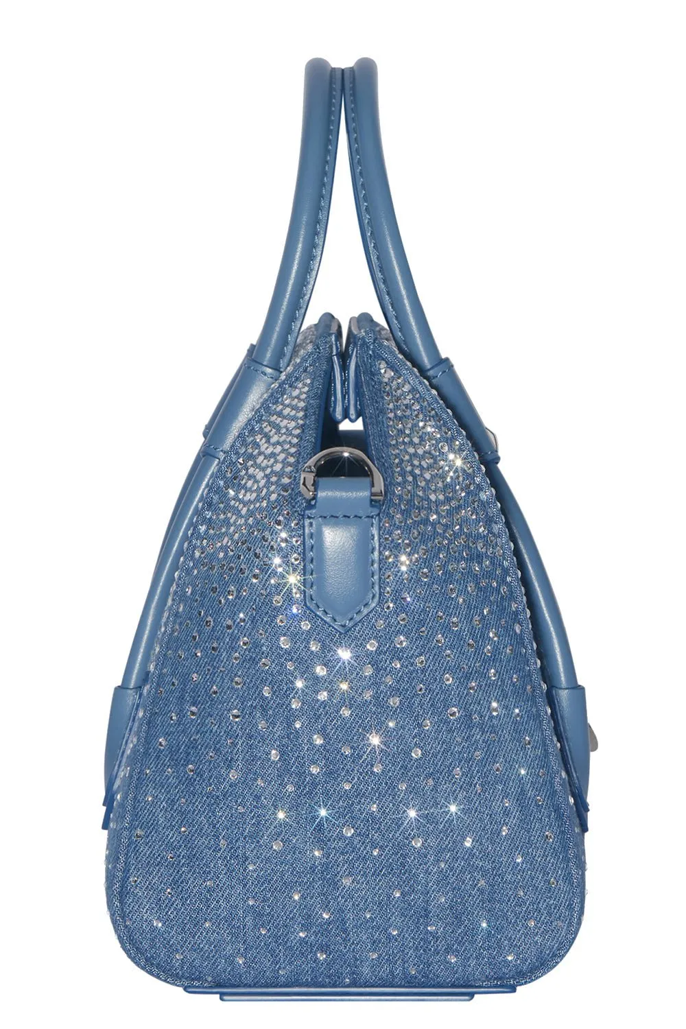 Mini Antigona Lock Bag - Denim