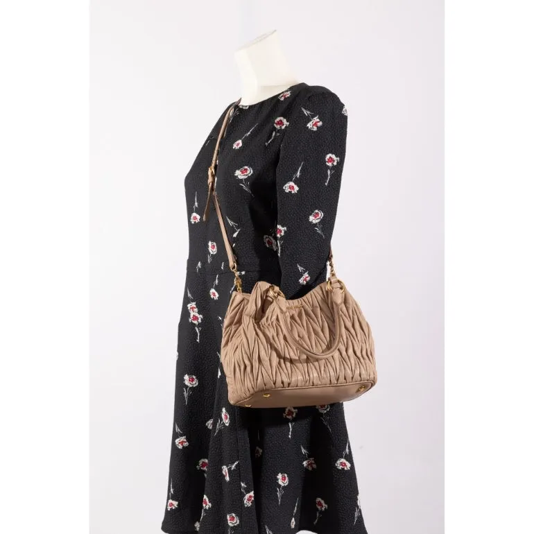 Miu Miu Matelassé Leather Shoulder Bag
