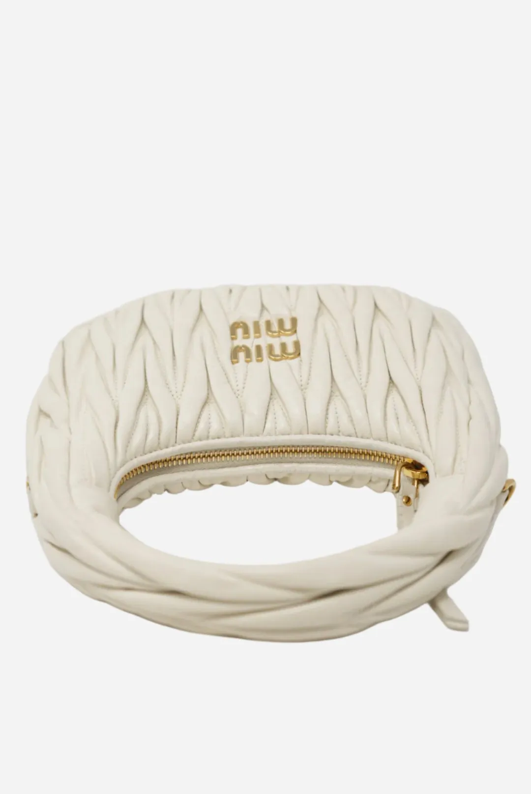 Miu Miu Wander matelassé hobo bag