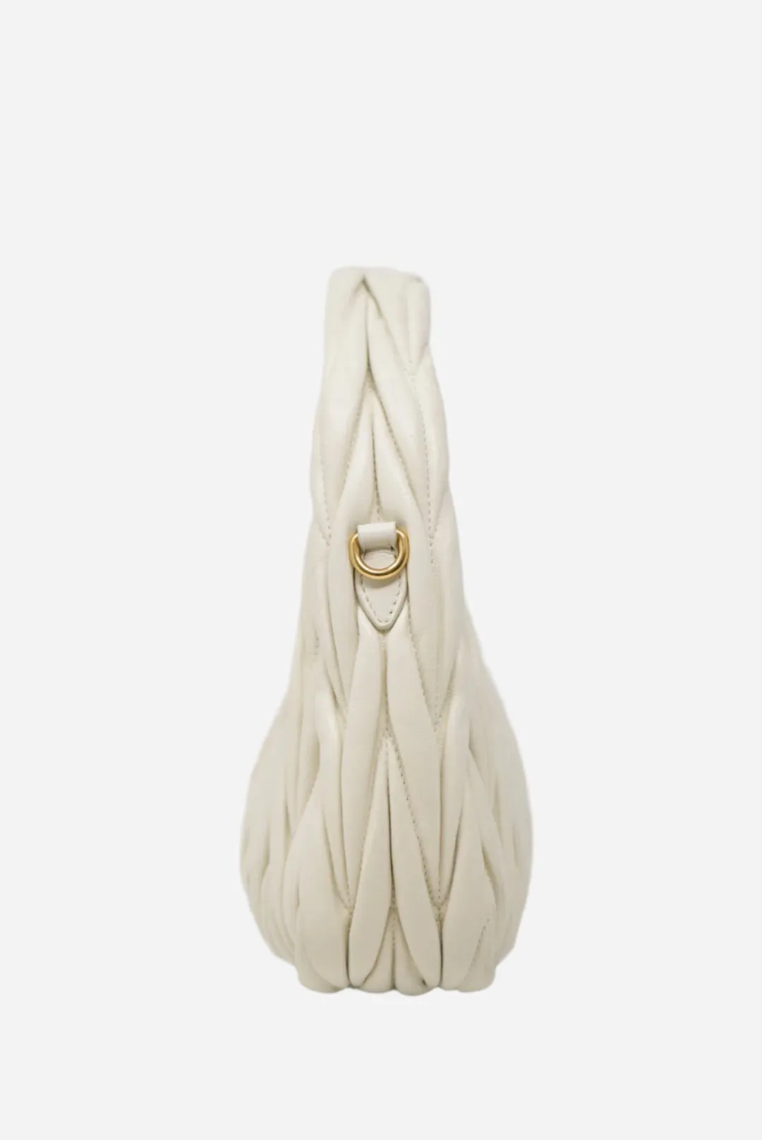 Miu Miu Wander matelassé hobo bag