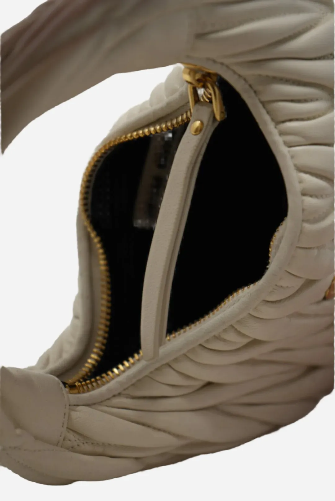 Miu Miu Wander matelassé hobo bag