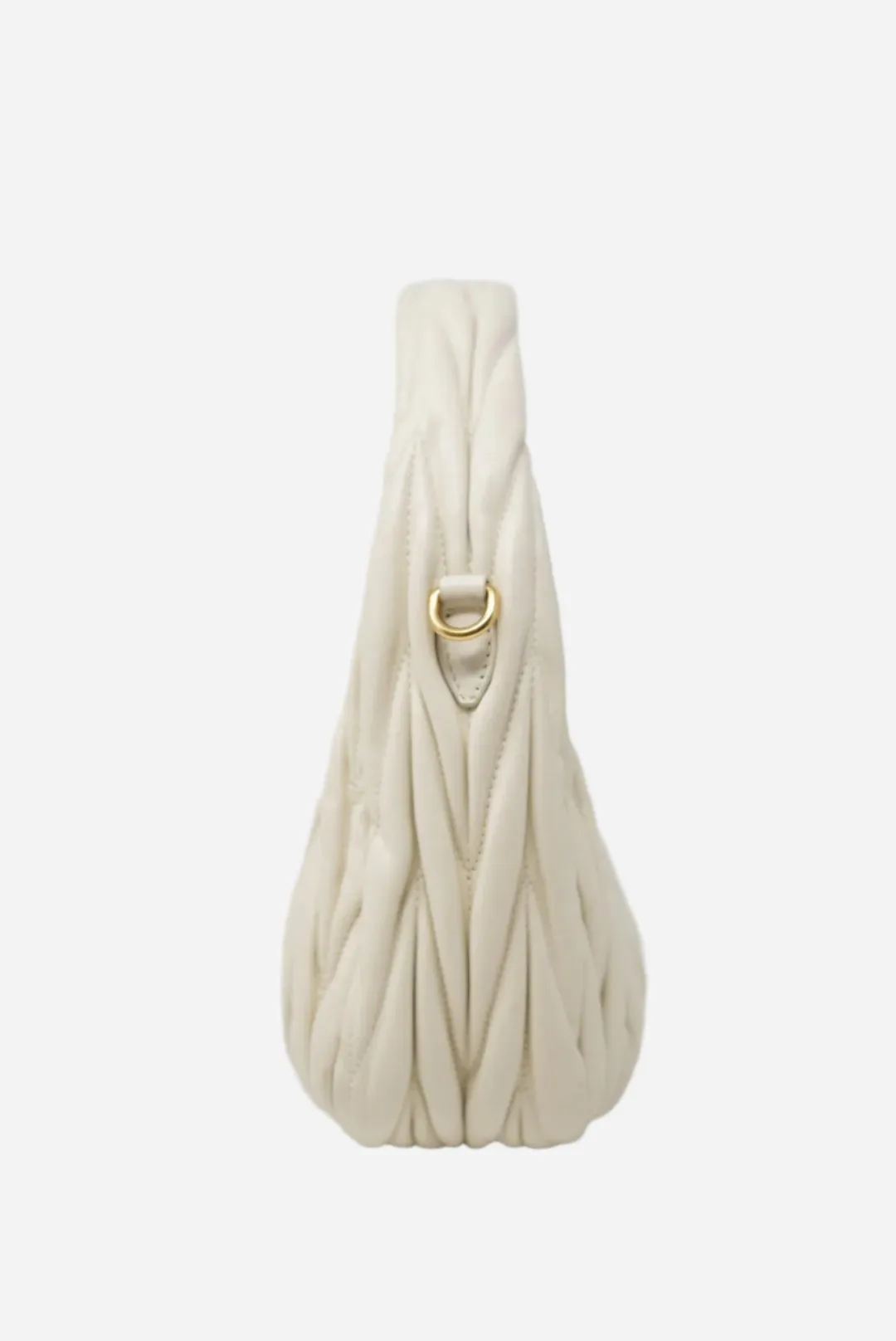 Miu Miu Wander matelassé hobo bag