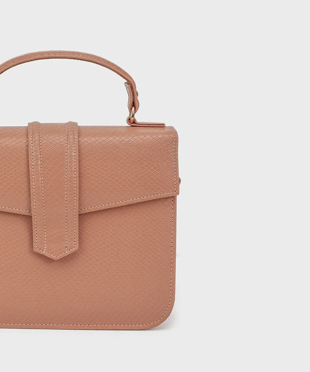 Pink Top Handle Bag