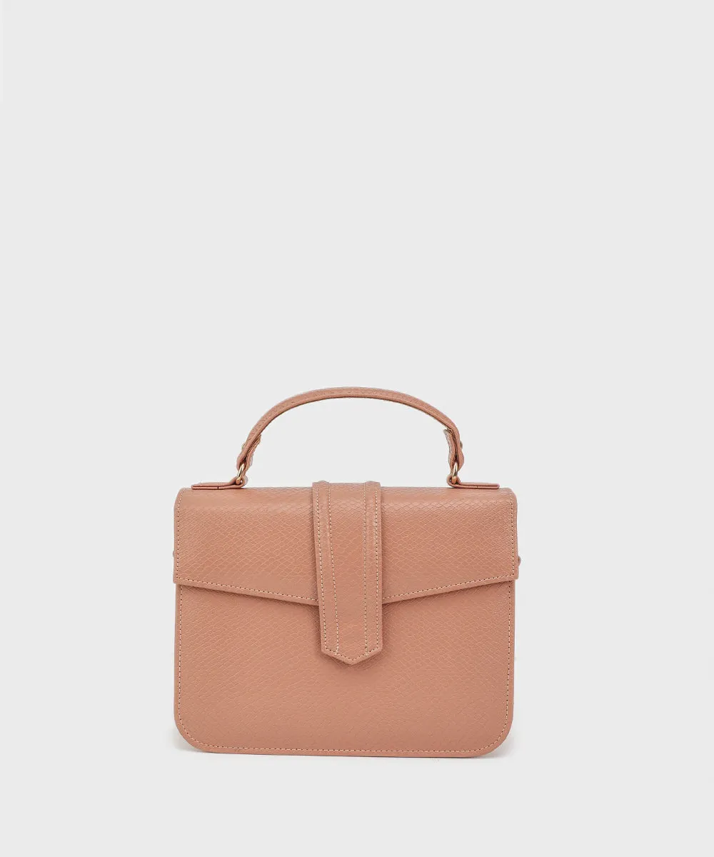 Pink Top Handle Bag