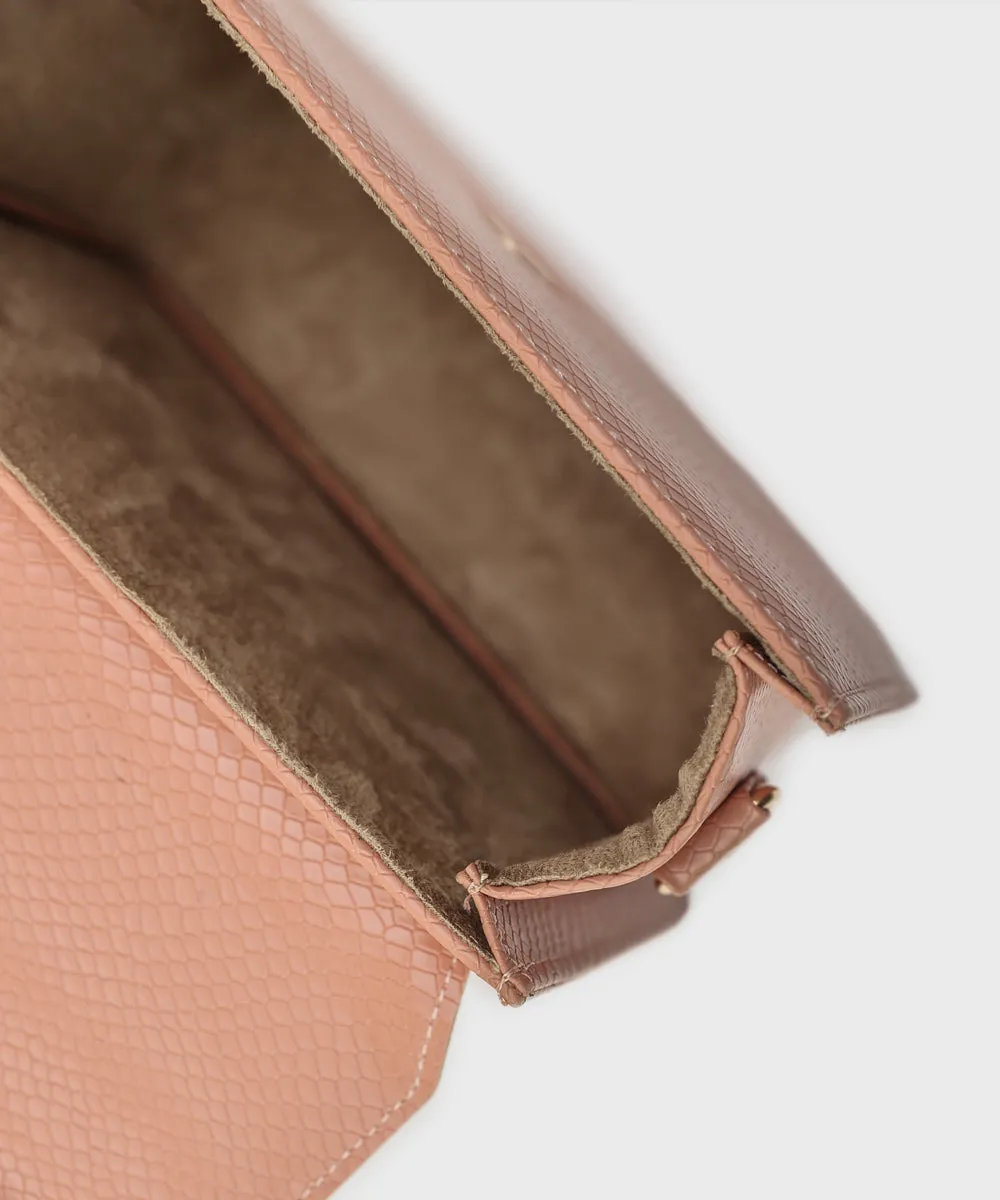 Pink Top Handle Bag