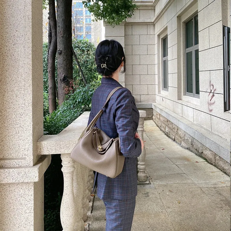 SEALBEER 2025 new women's bag lindy bag mini leather shoulder messenger bag pillow bag versatile lindy bag doctor bag